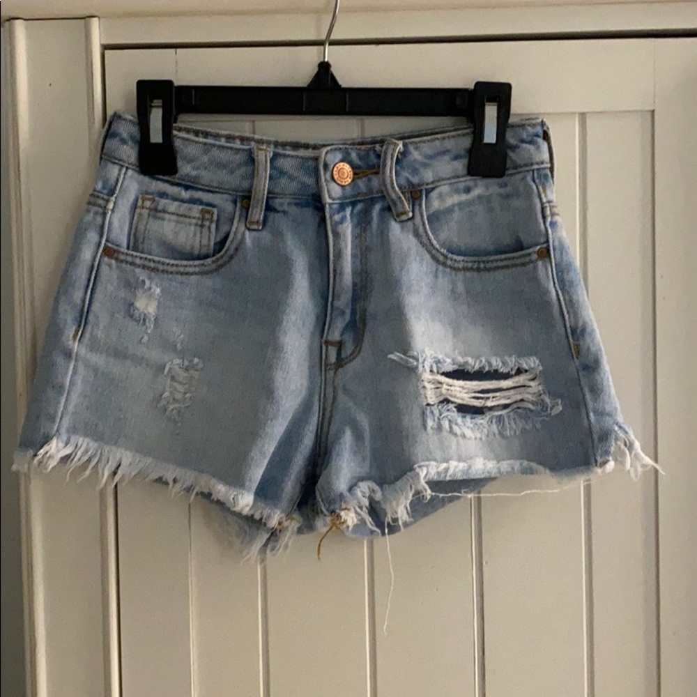 Pacsun high rise denim shorts